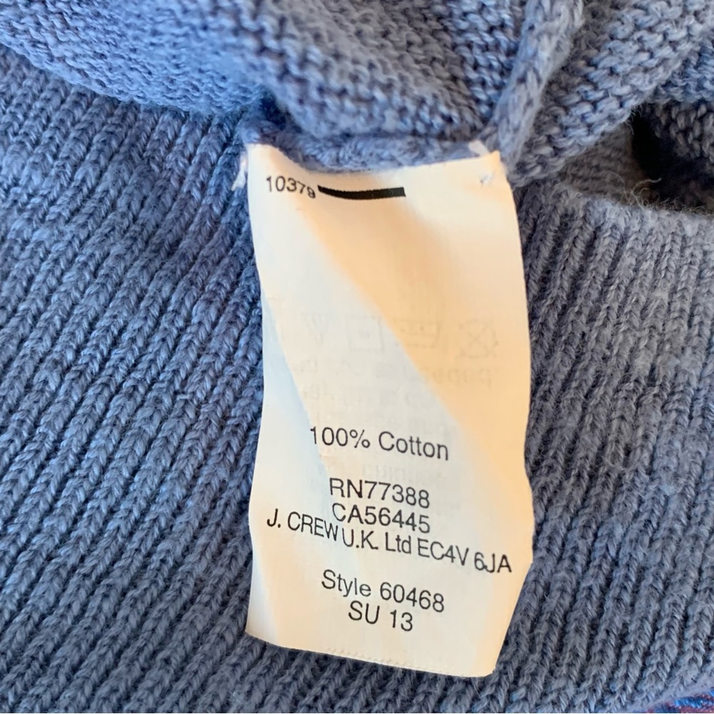 Two J. Crew Factory Periwinkle Sweaters - Picture 13 of 13